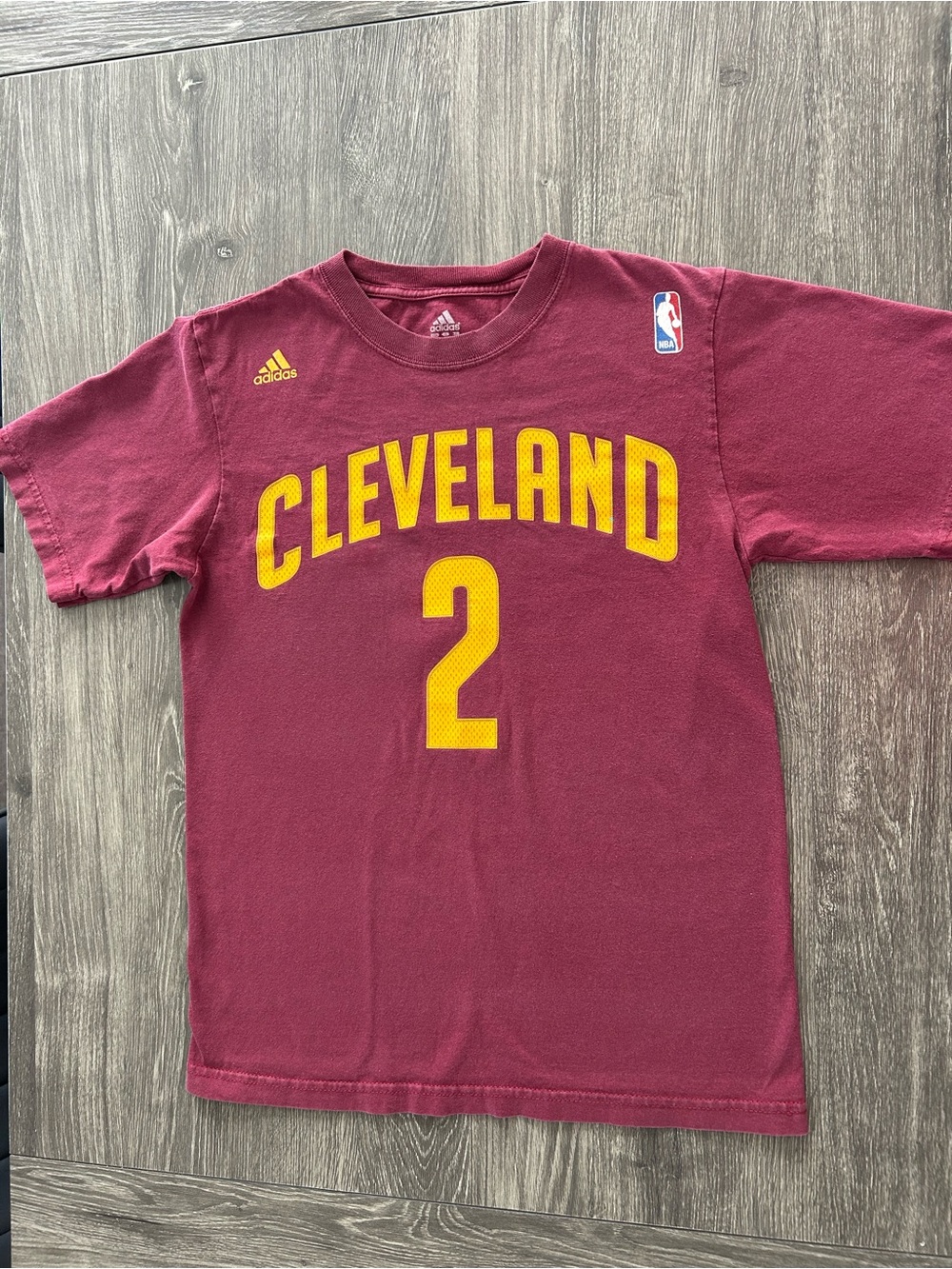 adidas NBA Cleveland Cavaliers Kyrie Irving #2 T-Shirt Small S